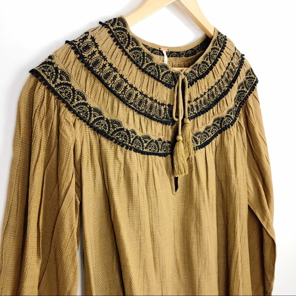 Free People Erin Embroidered Long Sleeve Dress - Picture 10 of 16